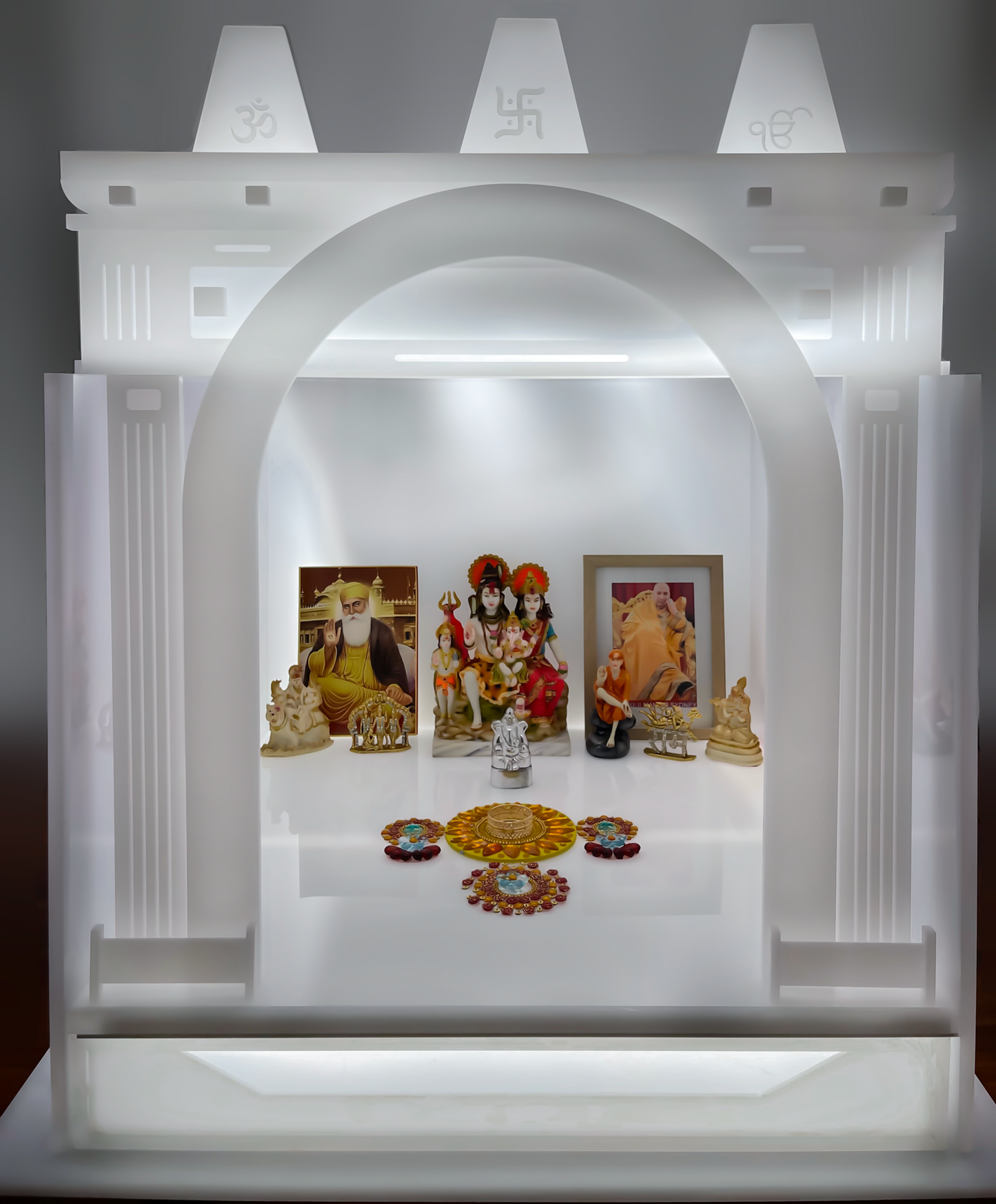 Arc shaped Temple
